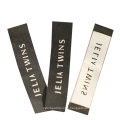 Factory Price Custom Size Name Logo Folded Woven Neck Labels